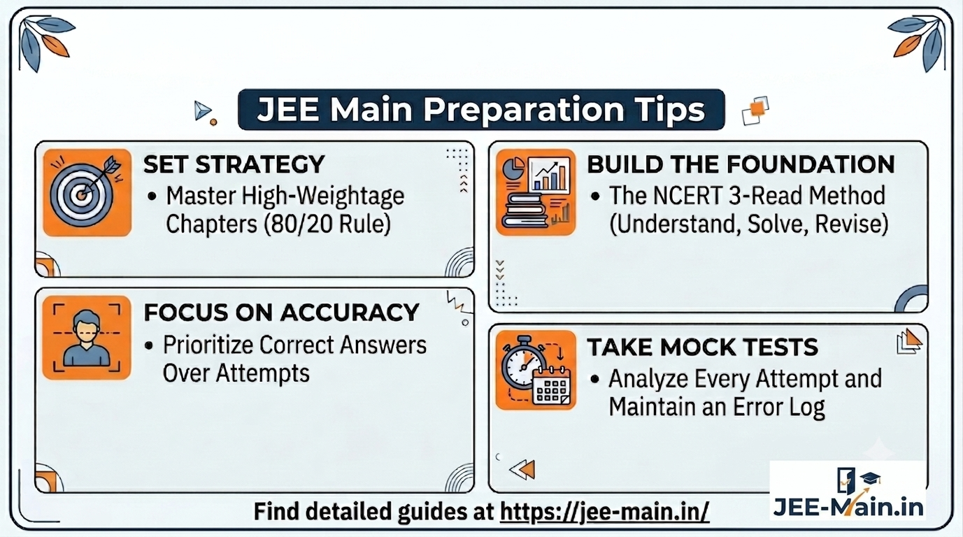 JEE Main Preparation Tips 2027: Subject-Wise Strategy and Plan